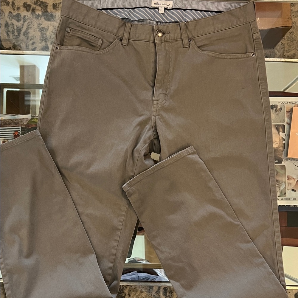 Peter Millar Men's Grey Pants